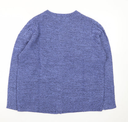 Honor Millburn Women's Purple Acrylic Cardigan Size M 14-16