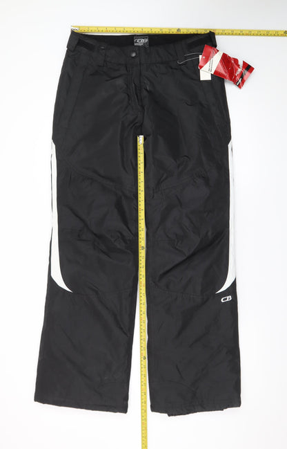 CB Men's Black M Snow Pants Waterproof Ski Winter Trousers