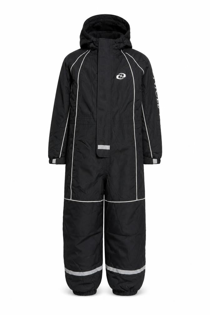 Front view of LEGO Wear Teens Black 152 Insulated Waterproof Snow Pants