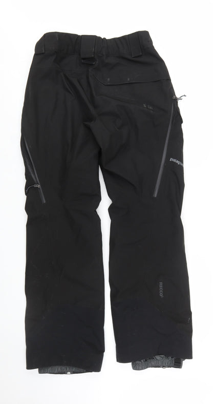 Patagonia Mens Black Medium Waterproof Snow Pants