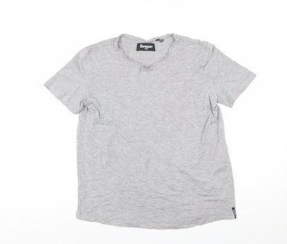 Superdry Womens Grey Cotton Basic T-Shirt Size 8
