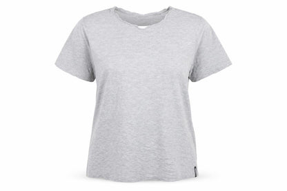 Superdry Womens Grey Cotton Basic T-Shirt Size 8