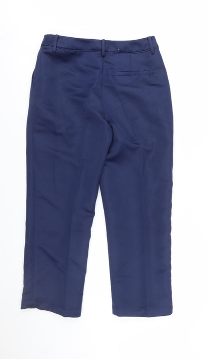 W Collection Women's Blue Regular Fit Dress Pants Size 12