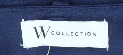W Collection Women's Blue Regular Fit Dress Pants Size 12