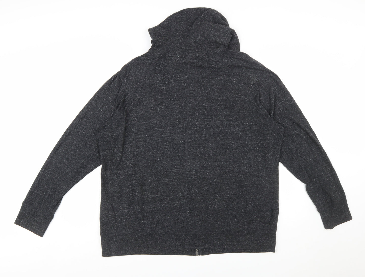 Nike Men's Black 2XL Full Zip Hoodie Just Do It Sportswear