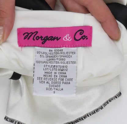 Morgan & Co. Women’s Ivory Satin Mermaid Dress Size S Party Cocktail