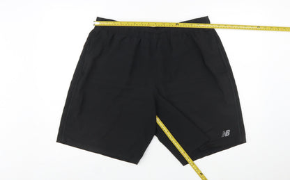 New Balance Men's Black XL Athletic Gym Training Shorts