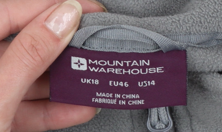 Mountain Warehouse Women’s Grey Fleece 3-in-1 Jacket Size 18