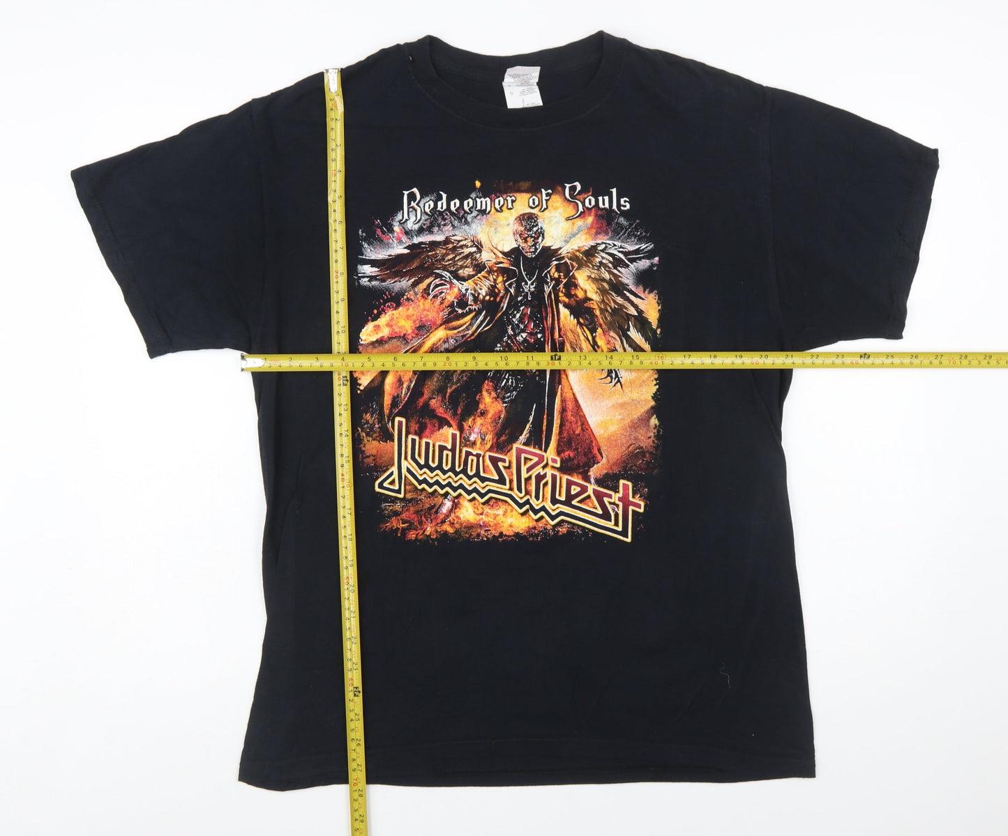 Fruit of the Loom Men's Black Judas Priest Band Tour 2014 T-Shirt L