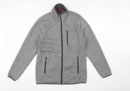 Craghoppers Mens Grey Fleece Full Zip Jacket Size M Outdoor Hiking