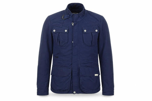 Front view of G-Star RAW Blue Military Style Softshell Jacket unisex adults s