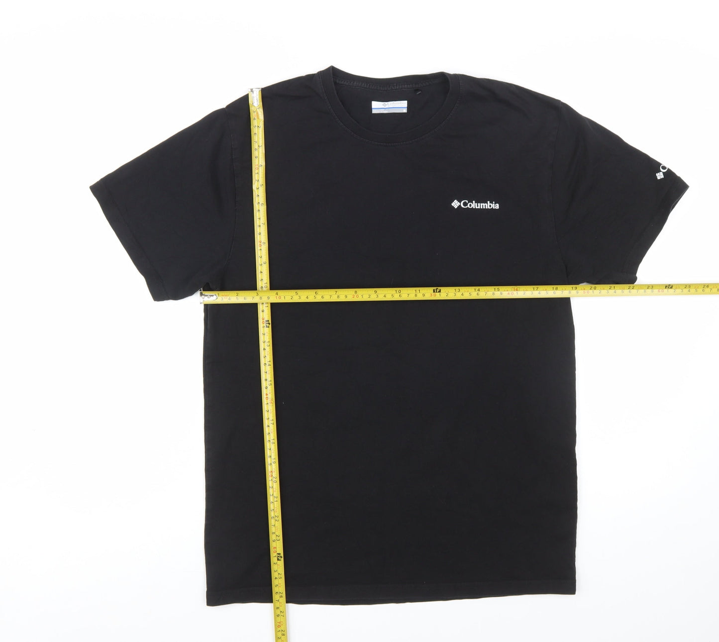 Columbia Men's Black Graphic Crew Neck Cotton T-Shirt Size M