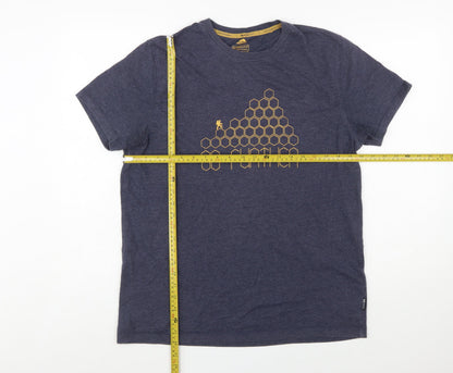 Trespass Men's Blue Quick Dry Graphic Outdoor T-Shirt M