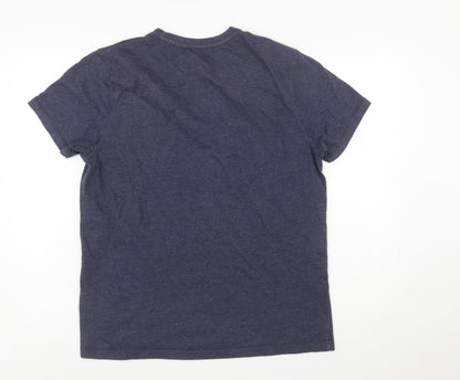 Trespass Men's Blue Quick Dry Graphic Outdoor T-Shirt M