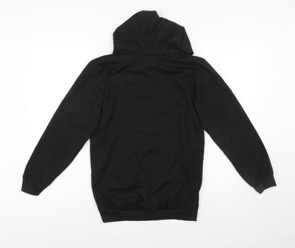 Foanja Boys Black Squid Game Pullover Hoodie 16 Years Graphic Print Cotton Blend