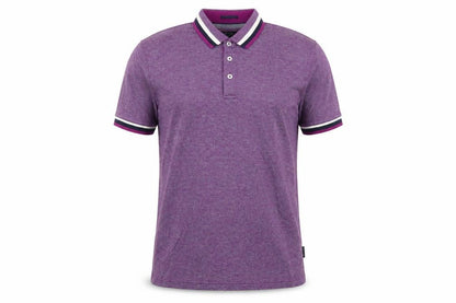 Ted Baker Men's Purple Cotton Short Sleeve Polo Shirt Size M