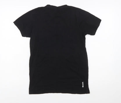 Bench Teens Black Cotton Crew Neck Short Sleeve T-Shirt 13 Years