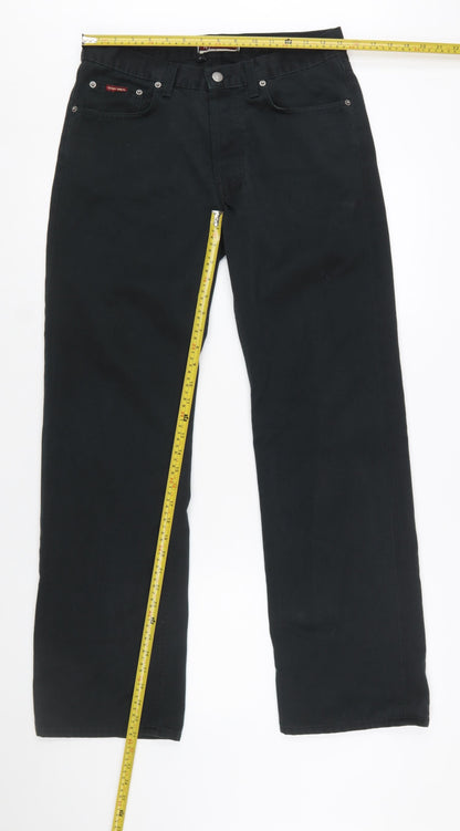 Teddy Smith Womens Black Size 32 Straight Leg Jeans