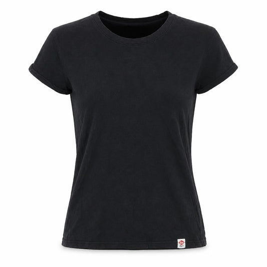 Lee Cooper Womens Black Basic Cotton T-Shirt Size 12