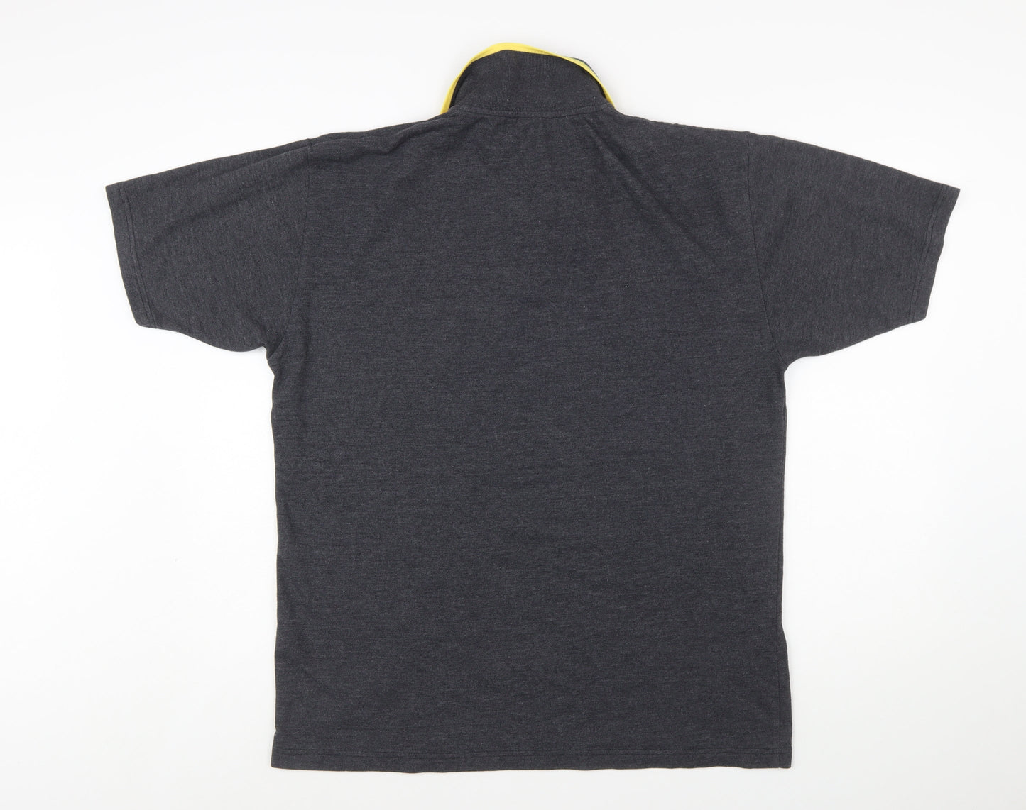 Millennium Experience Men’s Grey Polo Shirt Large Embroidered Logo Vintage