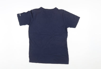 Converse Boys Blue Logo Graphic T-Shirt 12-13 Years Casual Cotton Top