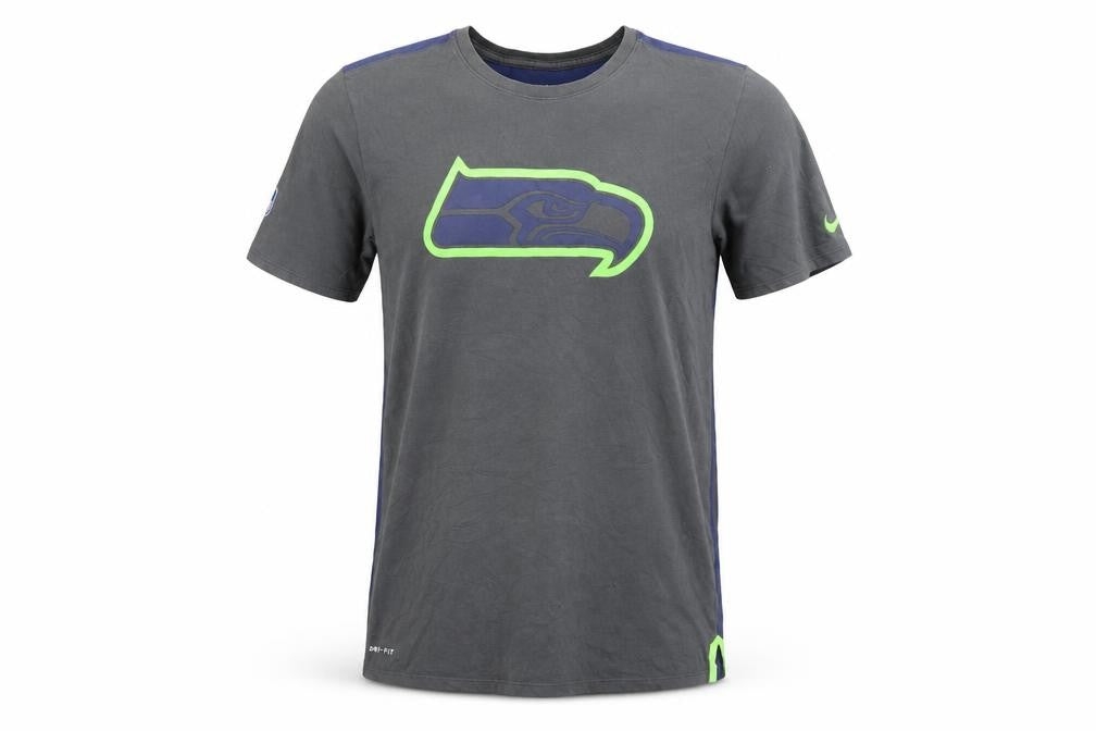 Nike NFL Onfield Dri-Fit Men's Grey Blue Small Short Sleeve T-Shirt