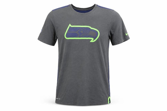 Nike NFL Onfield Dri-Fit Men's Grey Blue Small Short Sleeve T-Shirt