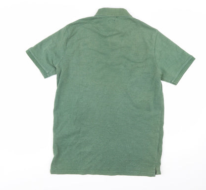 Ralph Lauren Men's Green Custom Fit Polo Shirt Size L
