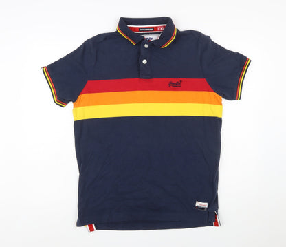 Superdry Men's Multicoloured Super Sunrise Polo Shirt 2XL
