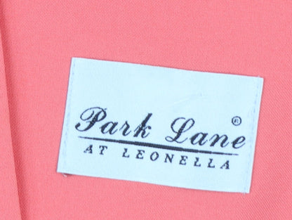Park Lane at Leonella Womens Pink Size 12 Short Sleeve Suit Top