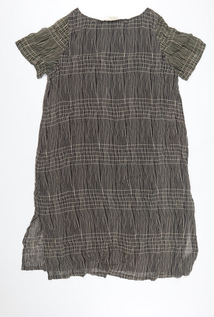 Ann Harvey Women’s Brown Geometric Shift Dress Size 20