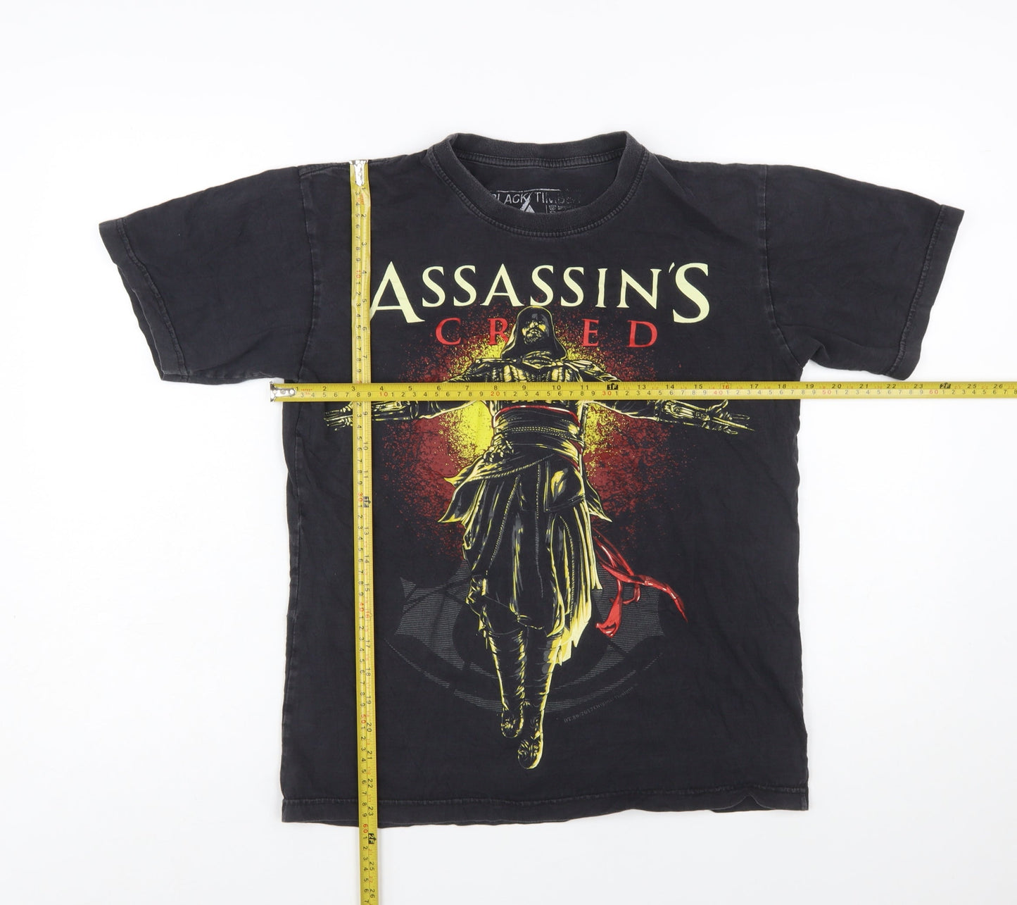 Black T Men’s Black Assassin’s Creed Graphic Cotton T-Shirt M