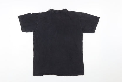 Black T Men’s Black Assassin’s Creed Graphic Cotton T-Shirt M