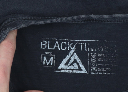 Black T Men’s Black Assassin’s Creed Graphic Cotton T-Shirt M