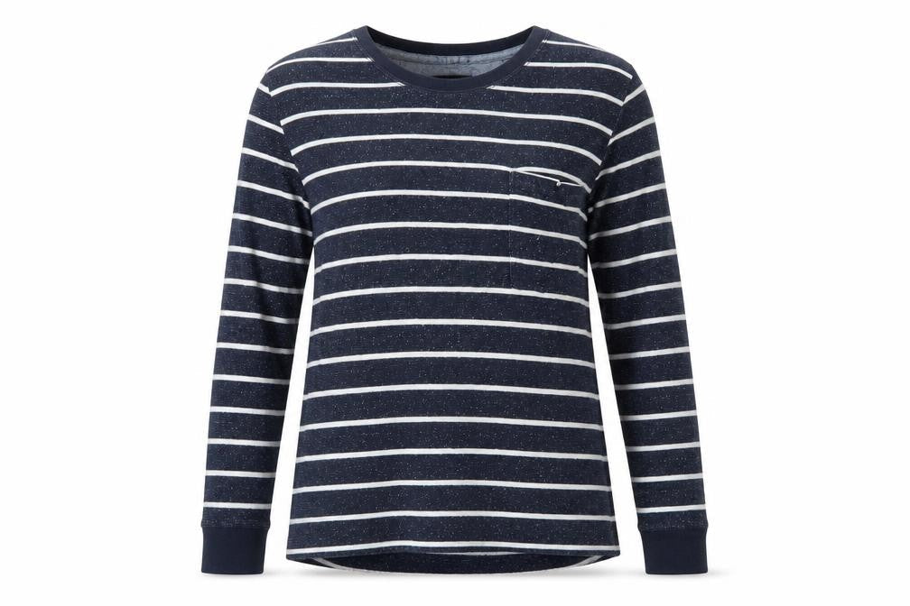 Banana Republic Women's Navy Striped Cotton Jumper Size S