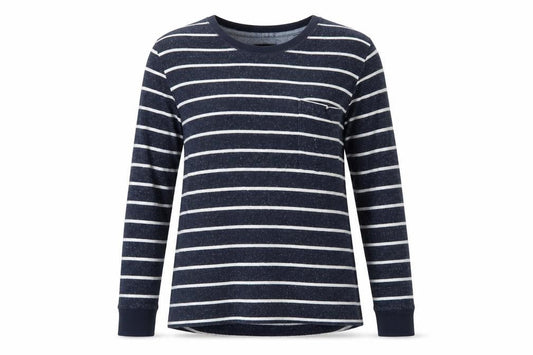Banana Republic Women's Navy Striped Cotton Jumper Size S