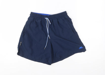 Trespass Men Blue Swim Shorts Medium Quick Dry Lined Drawstring
