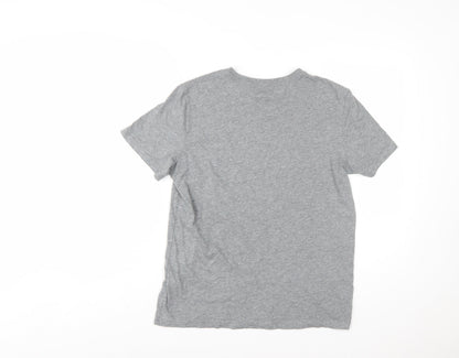 Puma Boys Grey Manchester City T-Shirt 15-16 Years Short Sleeve Sports Tee