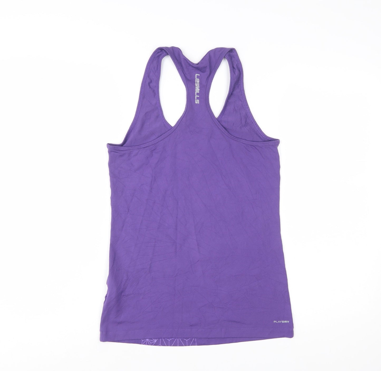 Reebok Womens Purple Les Mills Racerback Gym Tank Top Size S