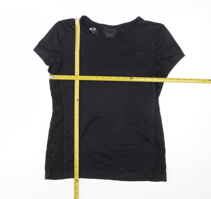 Athletic Works Women's Black Short Sleeve Sports T-Shirt Size S