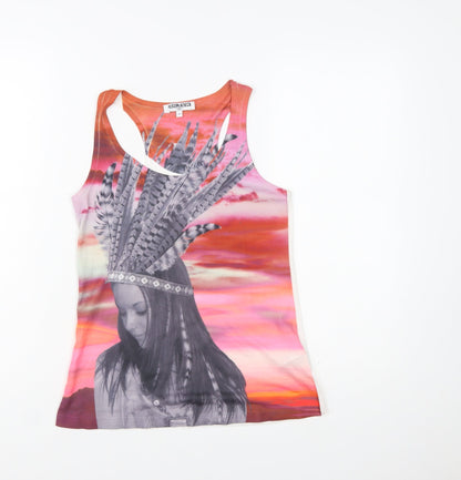 New Look Generation Multicoloured Tribal Print Teen Tank Top Size 9