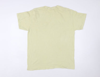 Urban Outfitters Women's Beige Mountain Habitat Graphic T-Shirt S