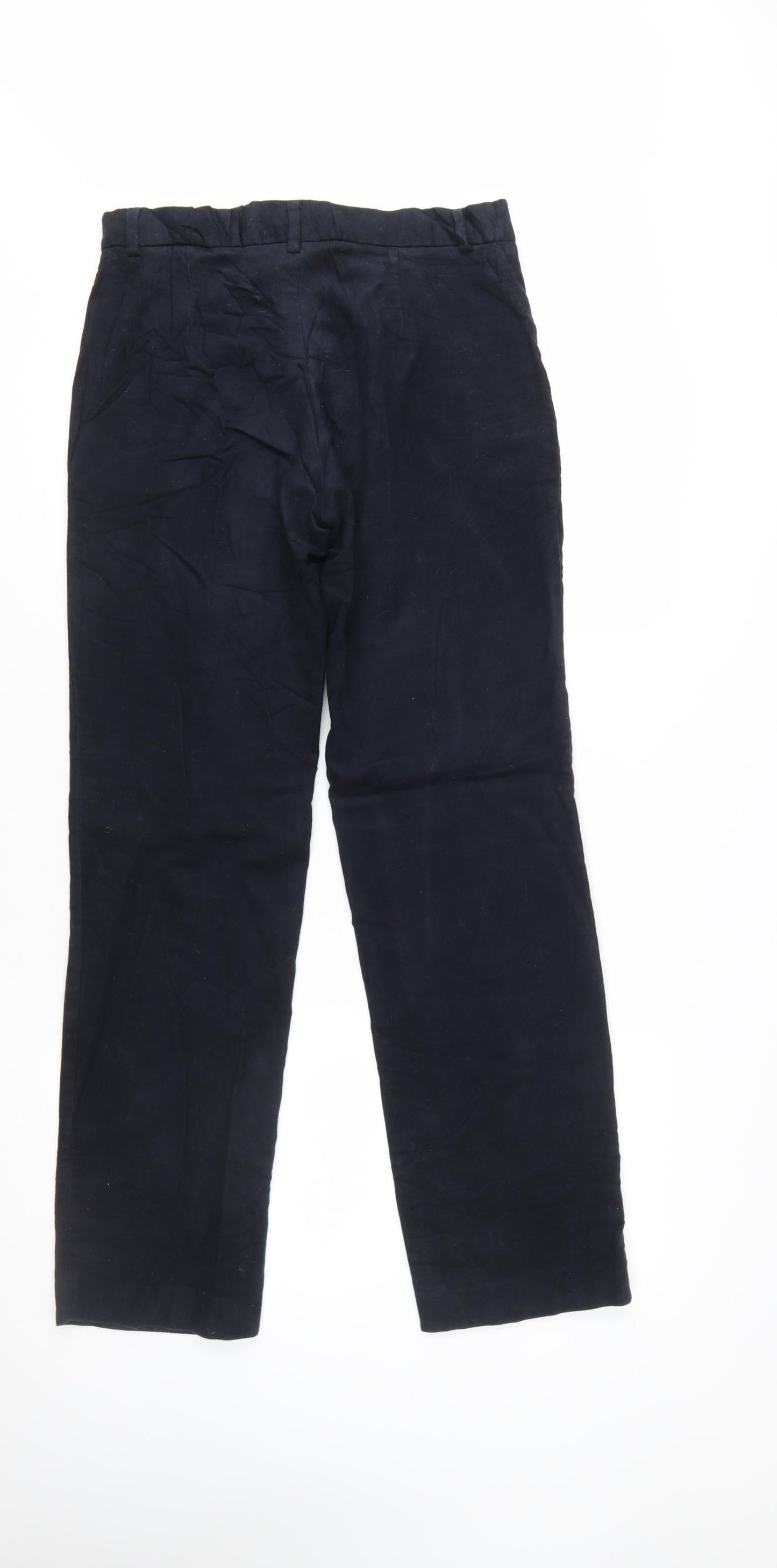 Hoggs of Fife Women's Blue Cotton Chino Trousers Size 10