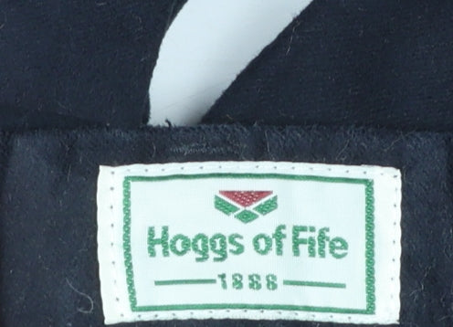 Hoggs of Fife Women's Blue Cotton Chino Trousers Size 10