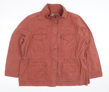 Principles Womens Brown Cotton Military Jacket Size 20