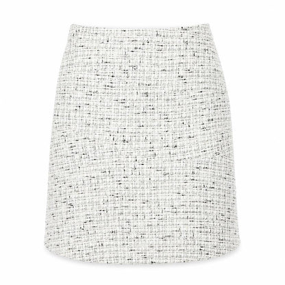 Kaliko Women Ivory Tweed Wool Pencil Skirt Size 14