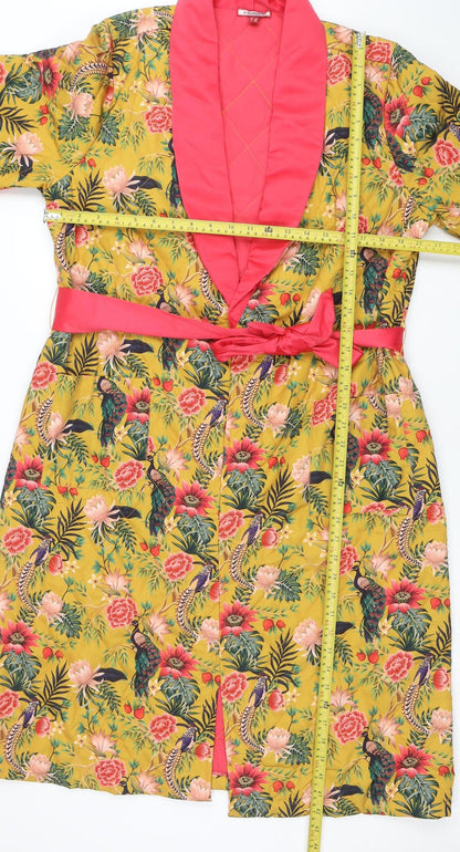 Joe Browns Women's Multicoloured Floral Kimono Robe Size 16