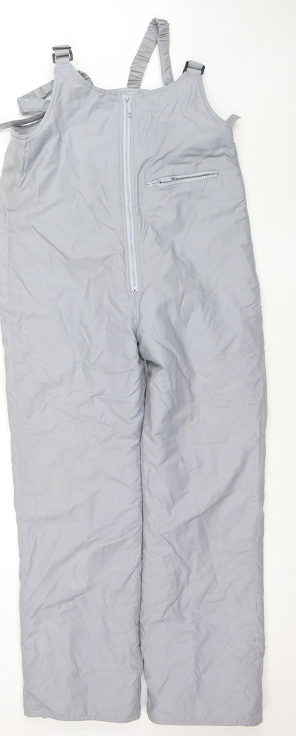 Marks and Spencer Women Grey Medium Insulated Snow Pants with Zip Pockets