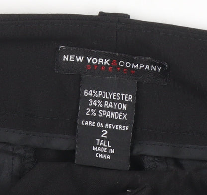 New York & Company Women's Black Tall Dress Pants Size 6