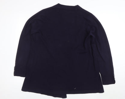 Marks and Spencer Women's Purple Size 22 Knit Cardigan